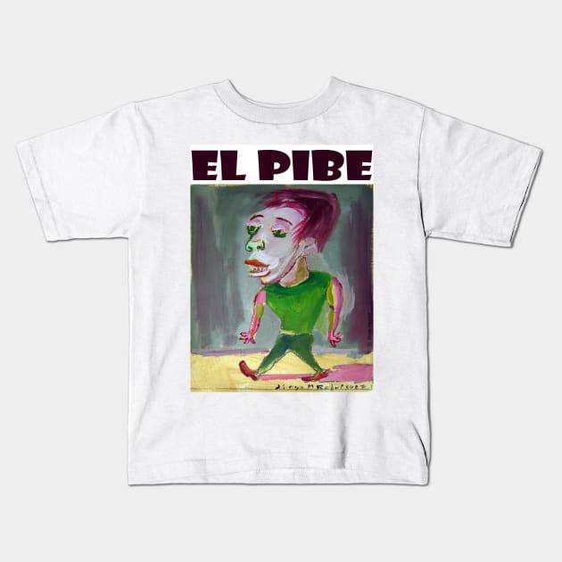 El pibe, gente del barrio Kids T-Shirt by diegomanuel